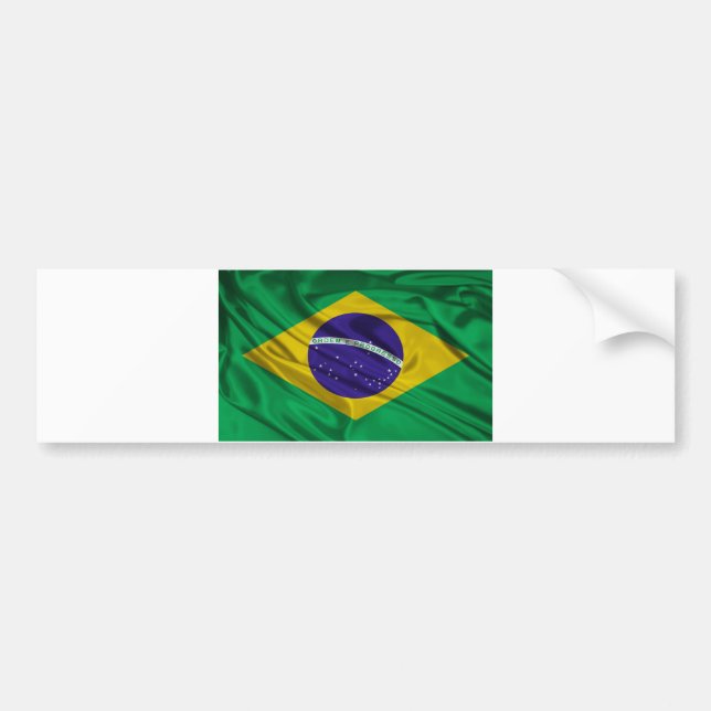 Flag of Brazil Bumper Sticker (Front)