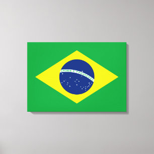 Flag of Brazil Canvas Print