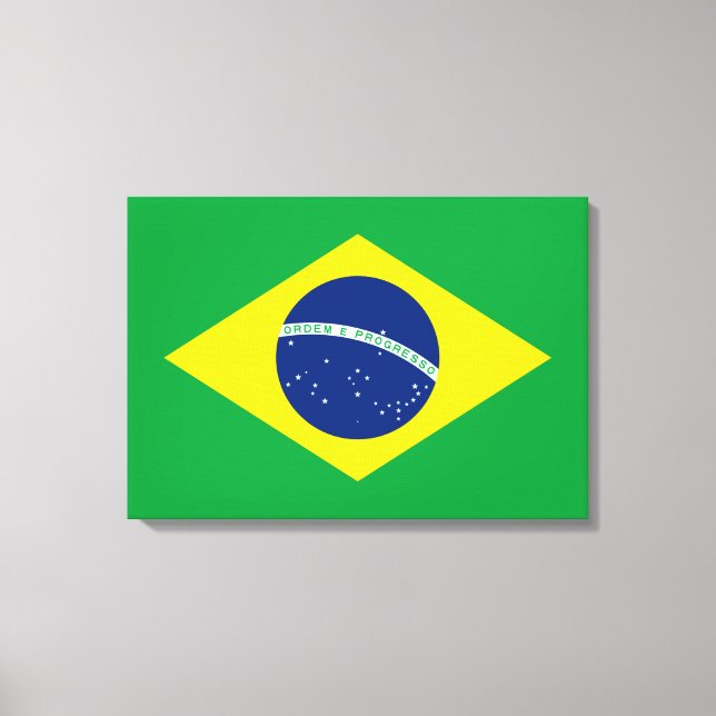 Flag of Brazil Canvas Print (Front)