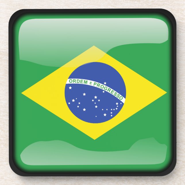 Flag of Brazil Coaster (Front)
