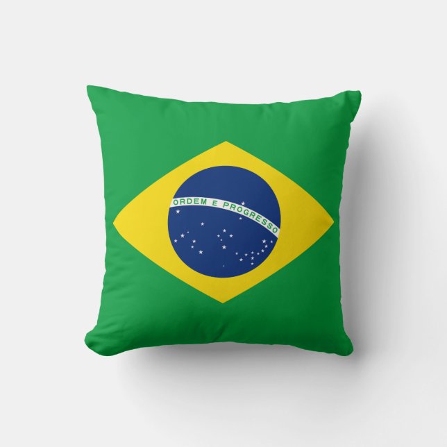 Flag of Brazil Cushion (Front)