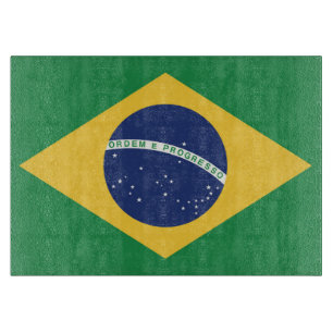 Flag of Brazil Cutting Board