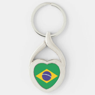 Flag of Brazil Key Ring