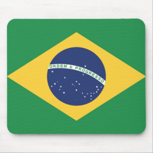 Flag of Brazil Mouse Mat