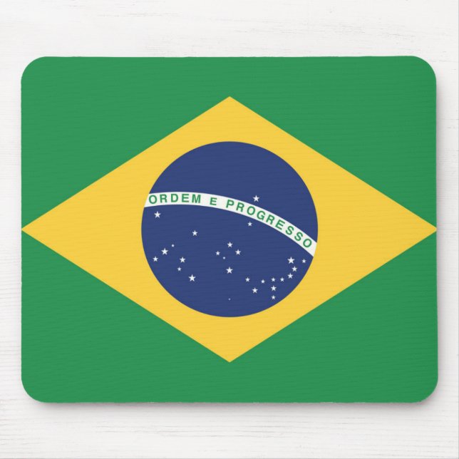 Flag of Brazil Mouse Mat (Front)