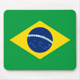 Flag of Brazil Mouse Mat