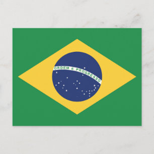 Flag of Brazil Postcard