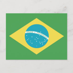 Flag of Brazil Postcard