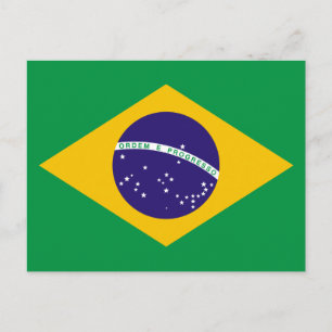 Flag of Brazil Postcard