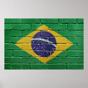 Flag of Brazil Poster
