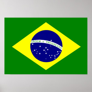 Flag of Brazil Poster