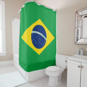 Flag of Brazil Shower Curtain