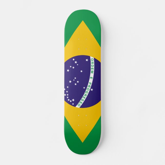 Flag of Brazil Skateboard (Front)