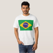 Flag of Brazil T Shirt (Front Full)