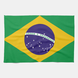 Flag of Brazil Tea Towel