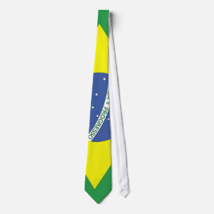 Flag of Brazil Tie