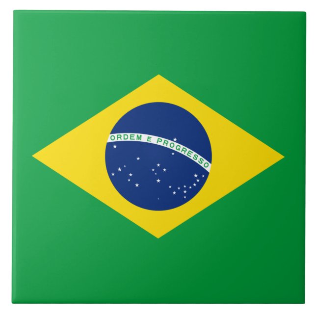 Flag of Brazil Tile (Front)