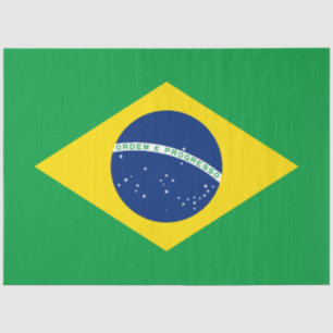 Flag of Brazil Tissue Paper