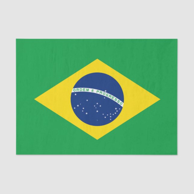Flag of Brazil Tissue Paper (Front)