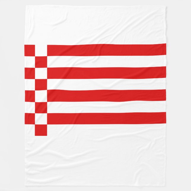 Flag of Bremen Fleece Blanket (Front)