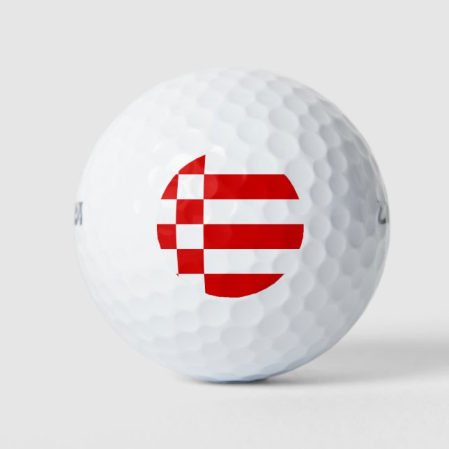 Flag of Bremen Golf Balls (Front)