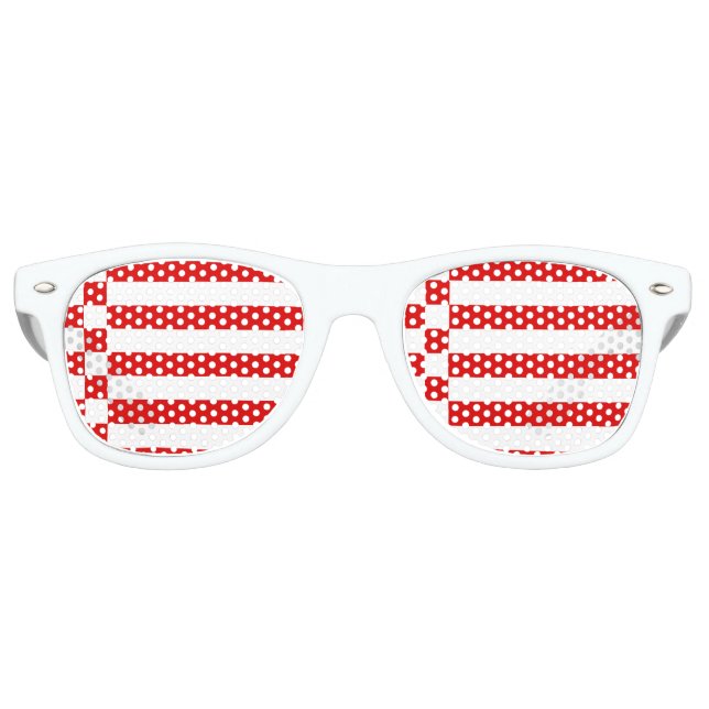 Flag of Bremen Retro Sunglasses (Front)