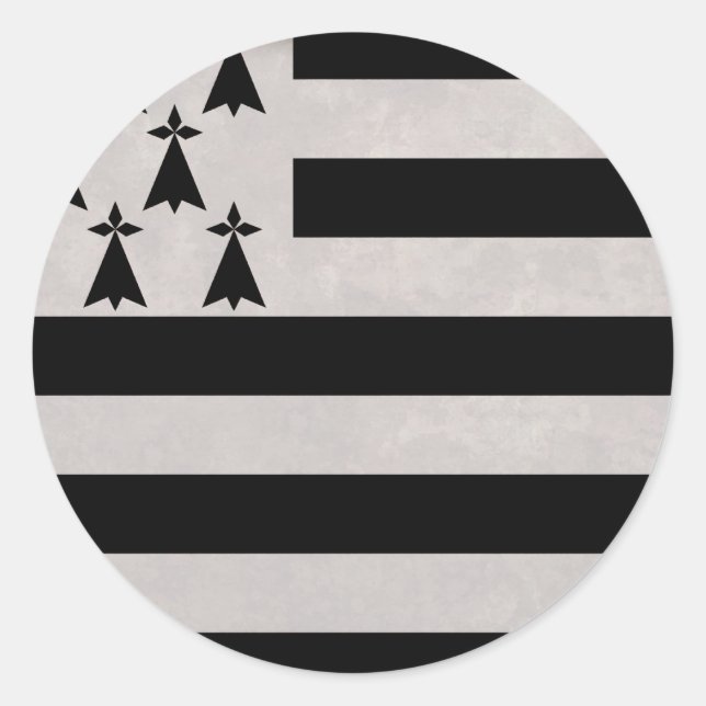 Flag of Britain Classic Round Sticker (Front)