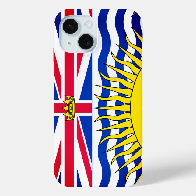 Flag of British Columbia,CANADA Case-Mate iPhone Case (Back)