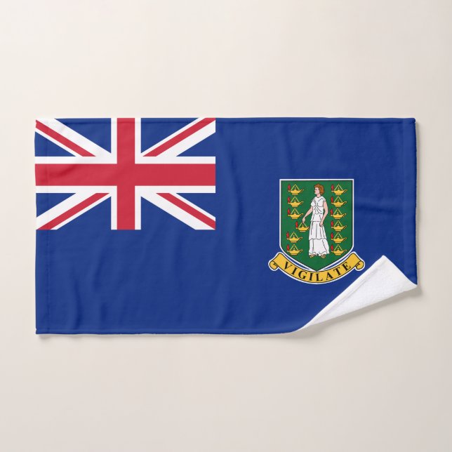 Flag of British Virgin Islands Hand Towel (Hand Towel)