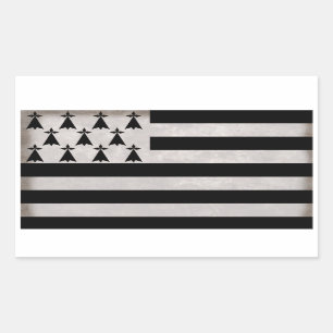Flag of Brittany Rectangular Sticker