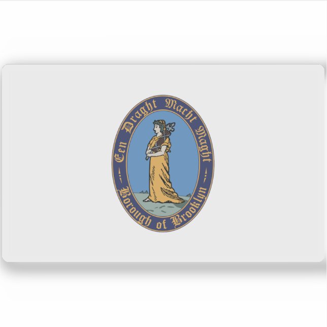 Flag of Brooklyn, New York City, USA (Front)