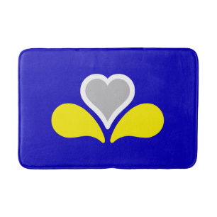 Flag of Brussels, Belgium Bath Mat
