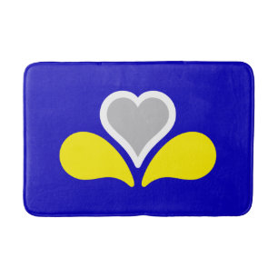 Flag of Brussels, Belgium Bath Mat