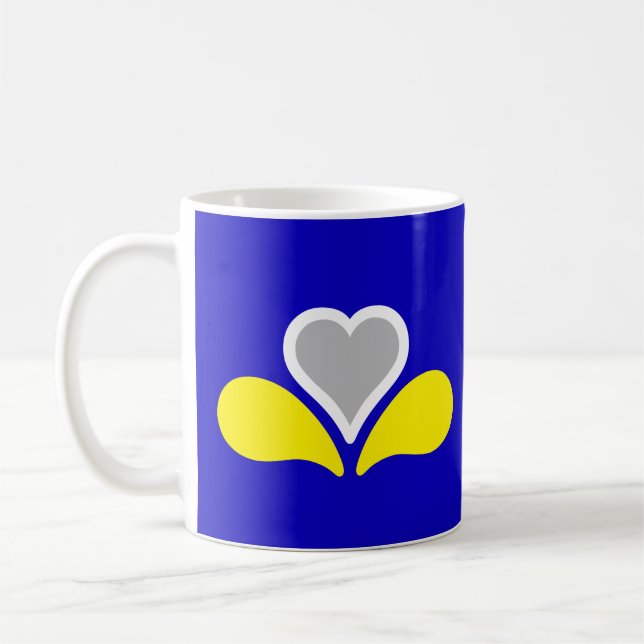 Flag of Brussels, Belgium Coffee Mug (Left)