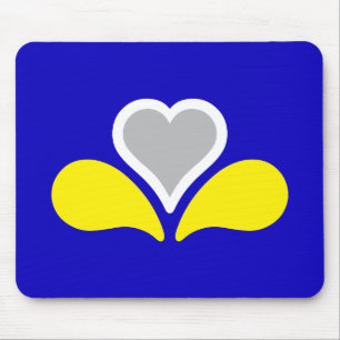 Flag of Brussels, Belgium Mouse Pad