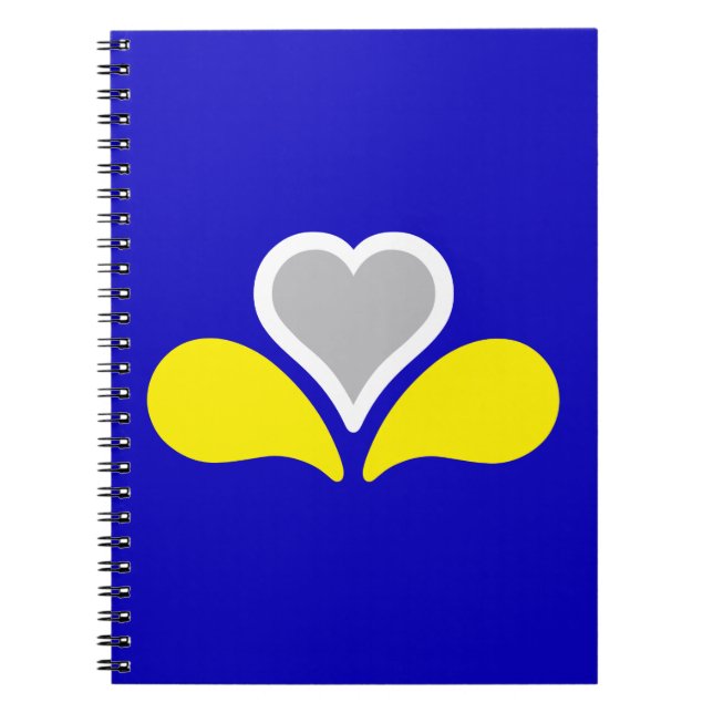 Flag of Brussels, Belgium Notebook (Front)