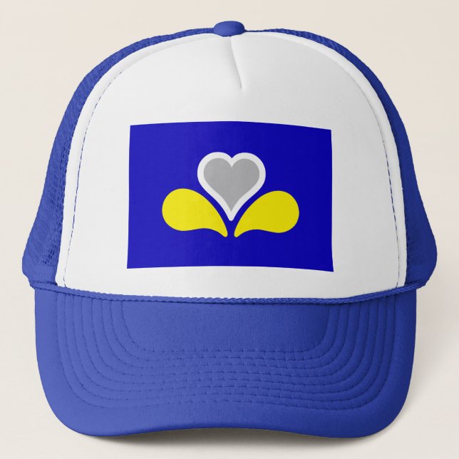 Flag of Brussels, Belgium Trucker Hat (Front)