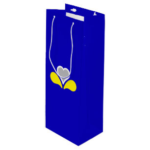 Flag of Brussels, Belgium Wine Gift Bag