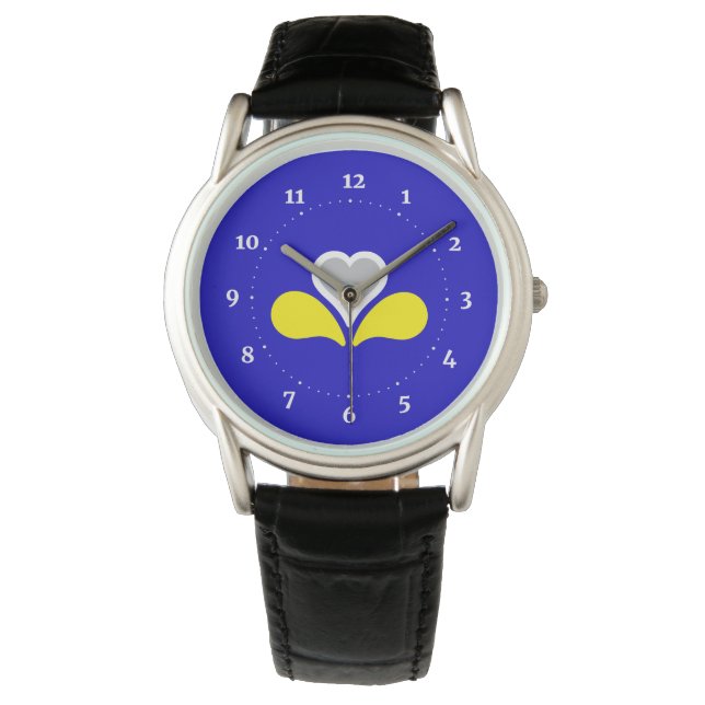 Flag of Brussels, Belgium Wrist Watch (Front)