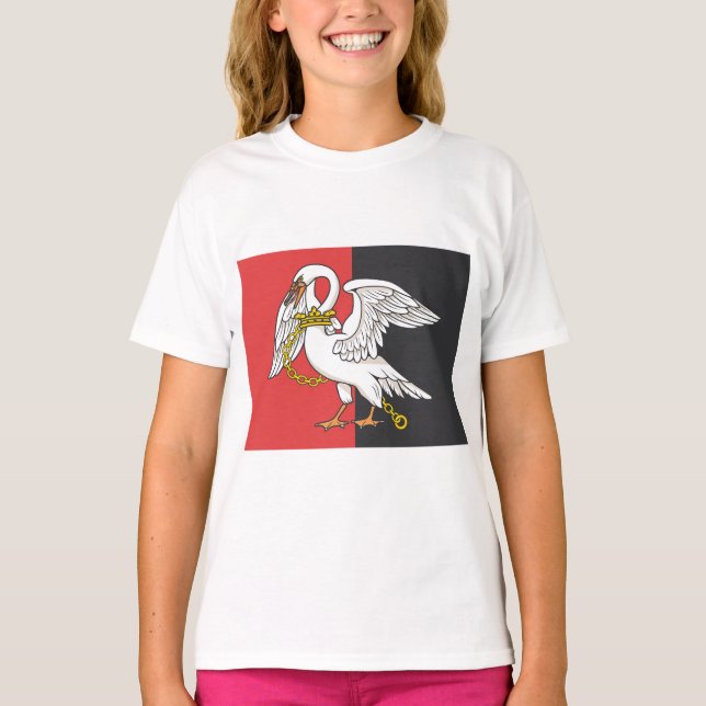 Flag of Buckinghamshire (UK county) T-Shirt (Front)