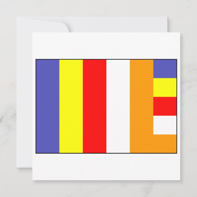Flag of Buddhism Invitation (Front)