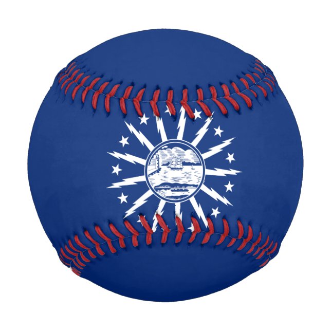 Flag of Buffalo, New York Baseball (Front)