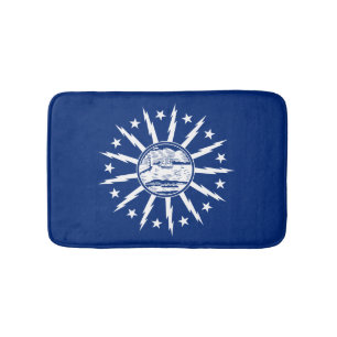 Flag of Buffalo, New York Bath Mat