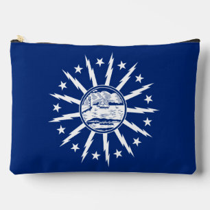 Flag of Buffalo, New York Cufflinks Accessory Pouch