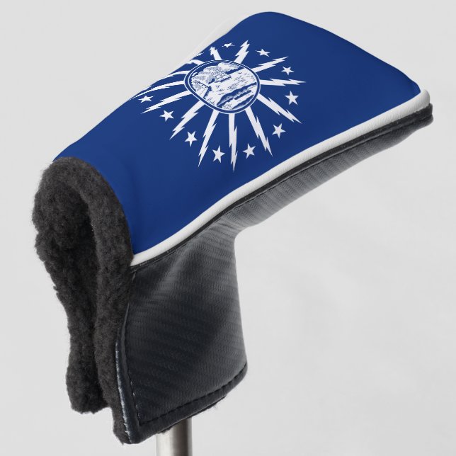Flag of Buffalo, New York Golf Head Cover (3/4 Front)
