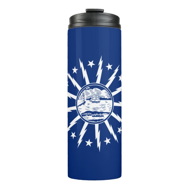 Flag of Buffalo, New York Thermal Tumbler (Front)