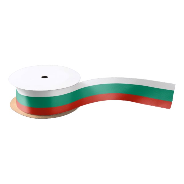 Flag of Bulgaria or Bulgarian Satin Ribbon (Spool)