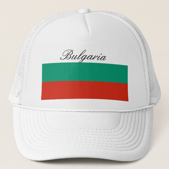 Flag of Bulgaria or Bulgarian Trucker Hat (Front)