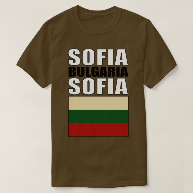 Flag of Bulgaria T-Shirt (Design Front)