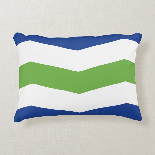 Flag of Burlington, Vermont Decorative Cushion (Front)